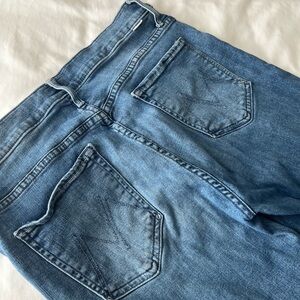 MOTHER Blue Flare & Wide Leg Jeans